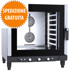 Forno a Gas Gastronomia CHEFLUX™ a Convezione-Umidità Manuale 7 Teglie GN 1/1