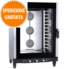 Forno a Gas Gastronomia CHEFLUX™ a Convezione-Umidità Manuale 12 Teglie GN 1/1