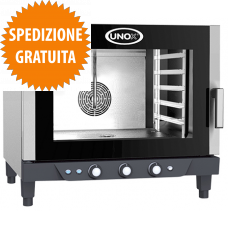 Forno Elettrico Gastronomia CHEFLUX™ a Convezione-Umidità Manuale 5 Teglie GN 1/1