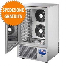 Abbattitore di Temperatura e Surgelatore Rapido Professionale 10 Teglie GN 1-1 o cm 60x40